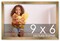 9x6 Solid Wood Picture Frame with UV-Resistant Acrylic & Acid-Free Backing, Available in 6 Finishes: Matte Black, Matte White, Metallic Bronze, Silver, Natural Wood Grain & Mahogany